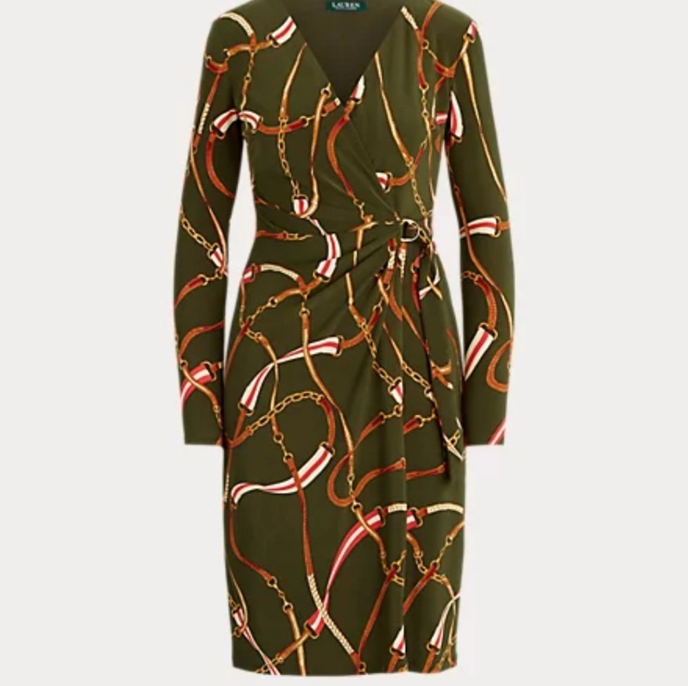 LRL Equestrian themed surplice dress 10